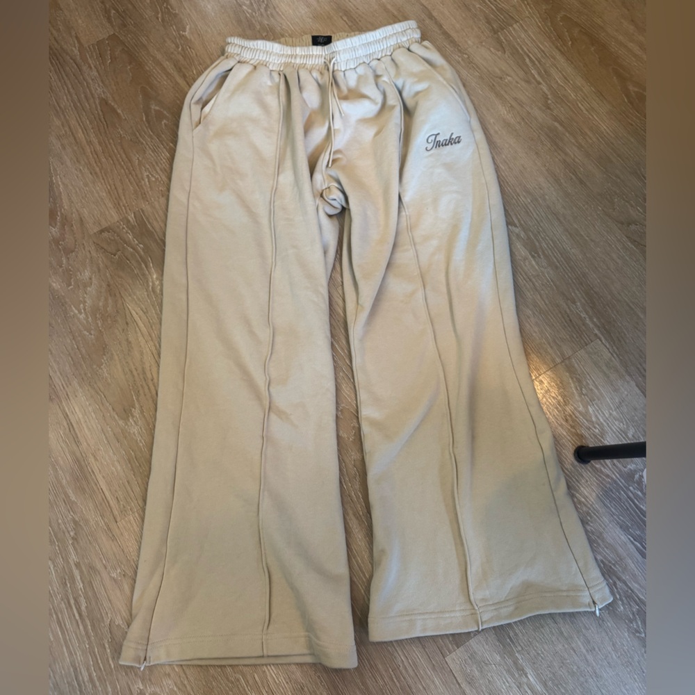 Inaka Power Tan Sweatpants Versatile Joggers